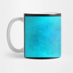 Blue Painterly Texture! Mug